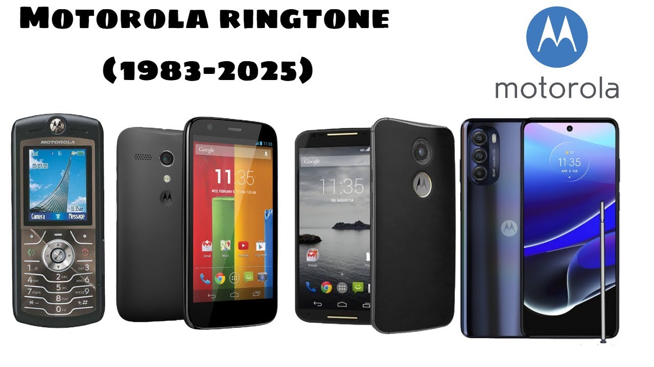 Motorola Ringtone Evolution (1983–2025) 📱🔊 | From Brick to Foldable Sounds