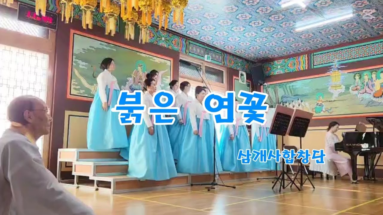 2025년 마지막 법회.. 붉은연꽃. #삼개사 #강릉삼개사 #천태종 #음성공양 #법회 #찬불가 #강릉합창단 #합창단 