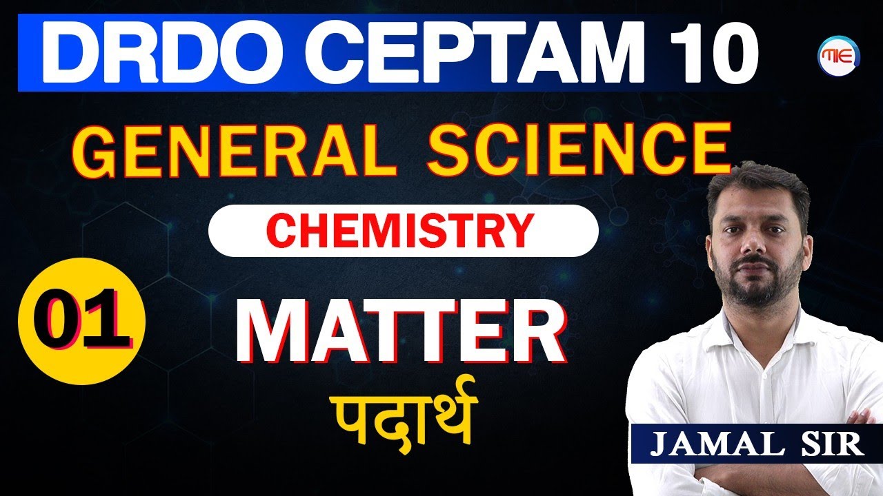 DRDO CEPTAM 10 General Science Lec-1 | Chemistry | General science by Jamal Sir
