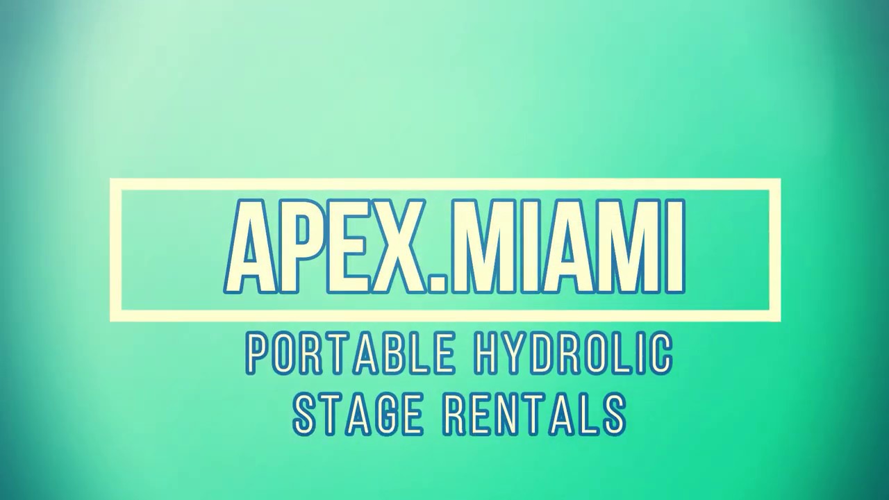 APEX STAGES MIAMI PROMO VIDEO