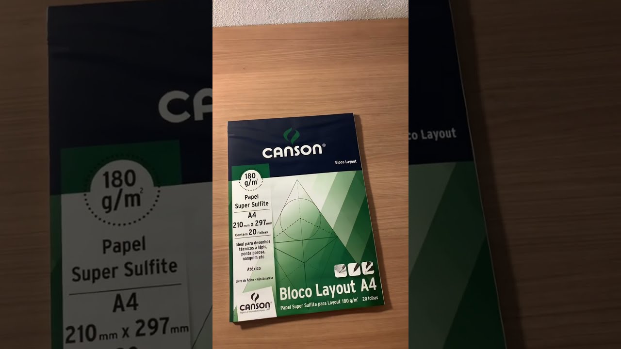 Melhor custo e &Oacute;timo Resultado Canson, Layout  A4 180g/m&sup2;