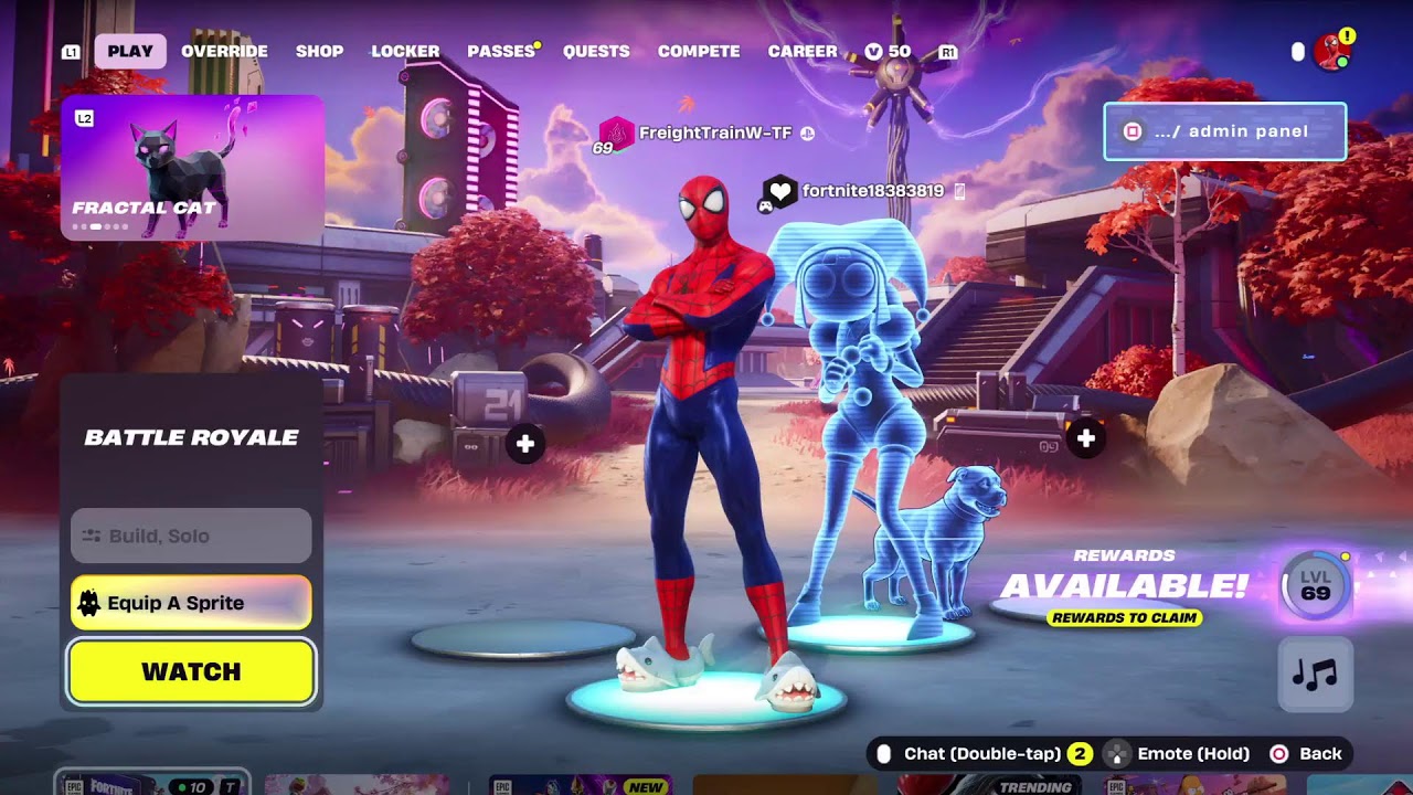 *LIVE* FORTNITE - TRADING NEW SPRITES(USE CODE FR8) (FORTNITE ZERO BUILD)