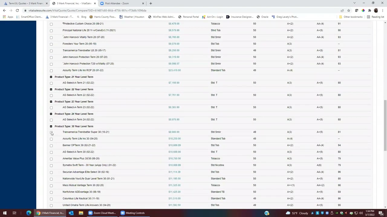 3 Mark Financial - iPipeline & Vital Quotes System