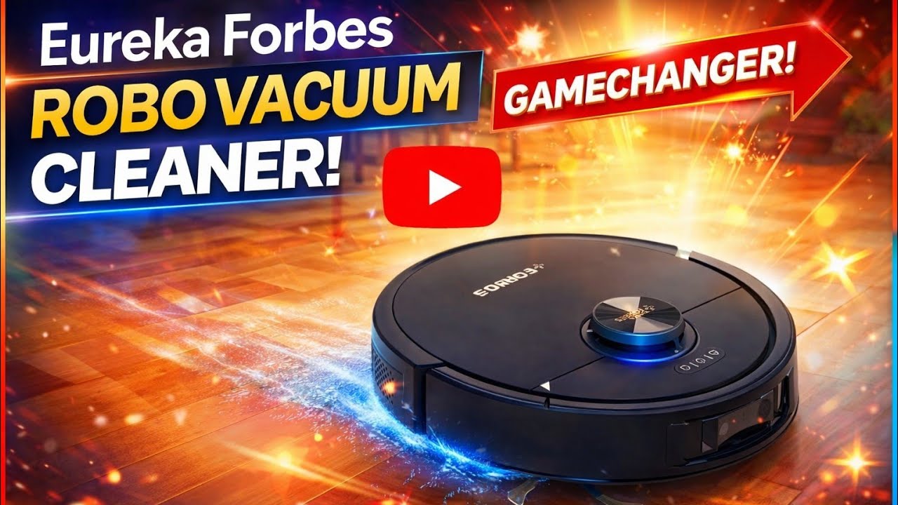 Ghar Safai Ab Automatic 🤖 | Eureka Forbes Robo Vacuum Cleaner Demo 