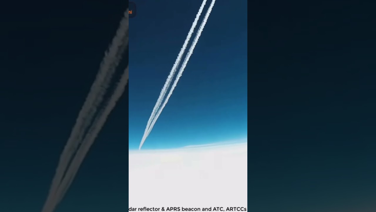 Plane flies by weather balloon at 32,000 ft.