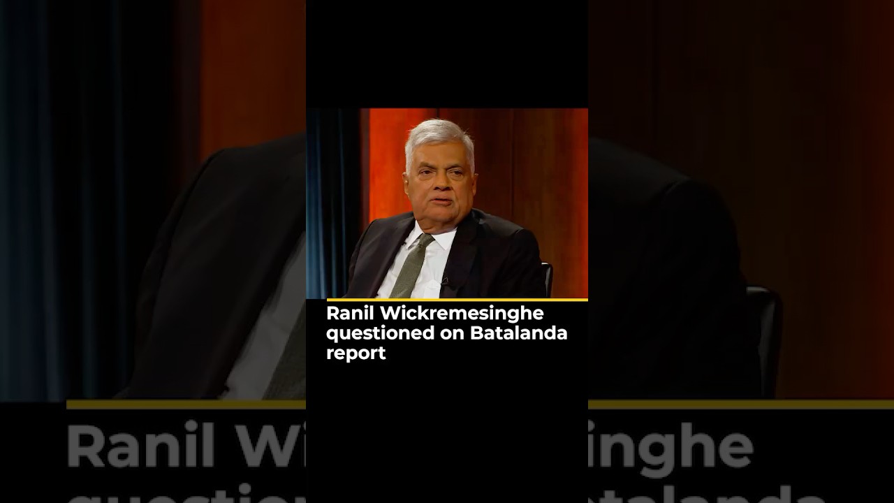 Ranil Wickremesinghe questioned on Batalanda report | Head to Head