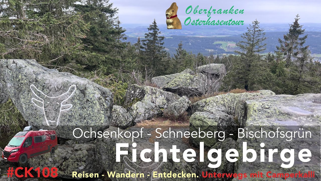 Fichtelgebirge: Ochsenkopf, Schneeberg - Wunsiedel und Marktredwitz. Oberfranken Osterhasentour 2024