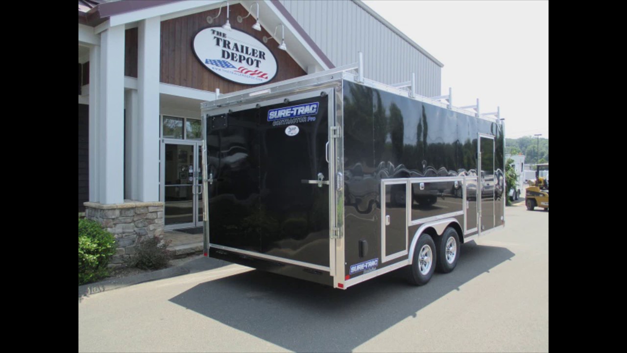 The Trailer Depot- Sure-Trac Enclosed Contractor Trailer