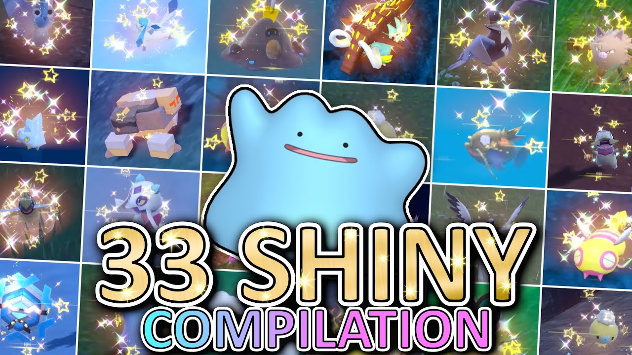 33 SHINY sur POKÉMON ÉCARLATE & VIOLET ! - Compilation de Mai