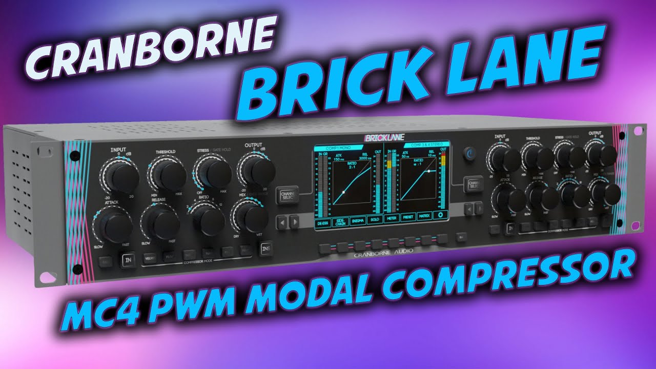 Вы этого хотели, и они это сделали! Модальный компрессор Cranborne Audio MC4 PWM