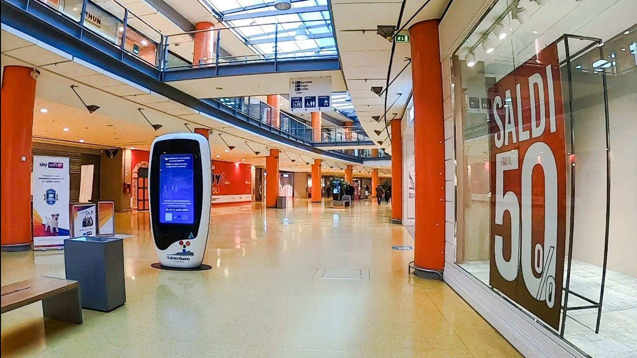 Walking Tour Shopping Center Vulcano Buono - January 2022