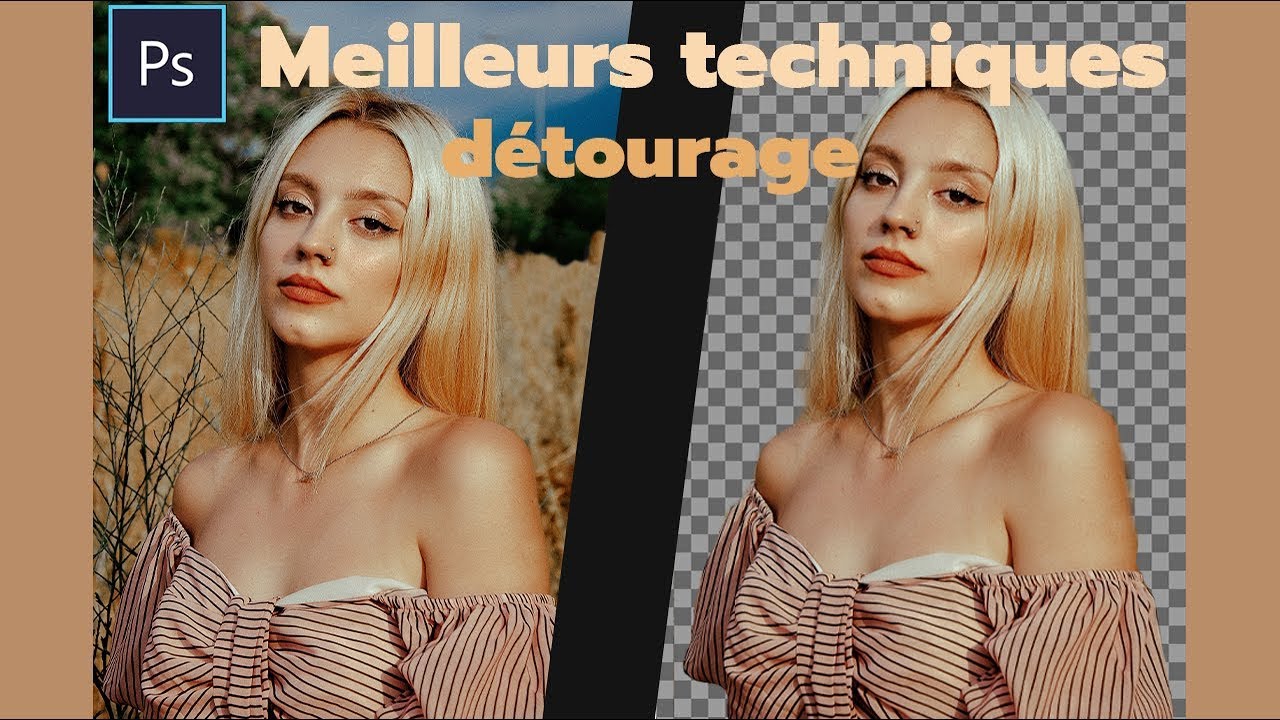 PHOTOSHOP: 3 méthodes différentes pour Détourer TOUT types de photos ! RAPIDE et FACILE !