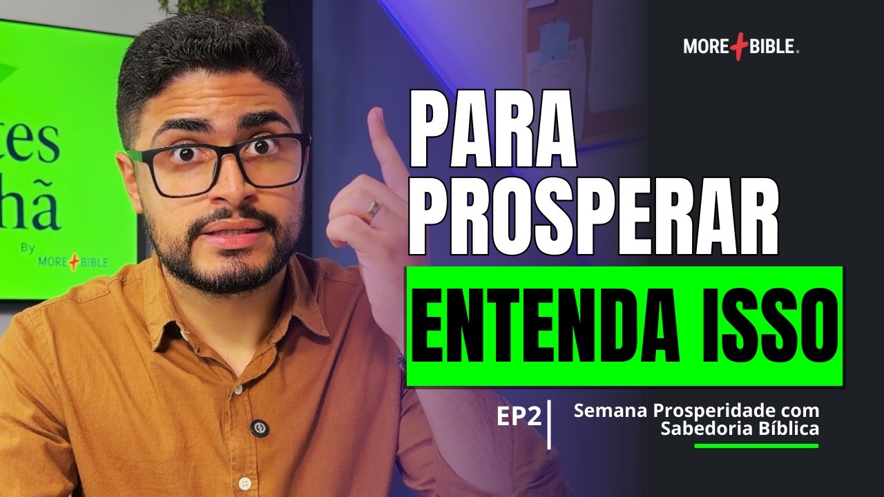 O princípio da mordomia, tudo vem de Deus | Sementes da Manhã