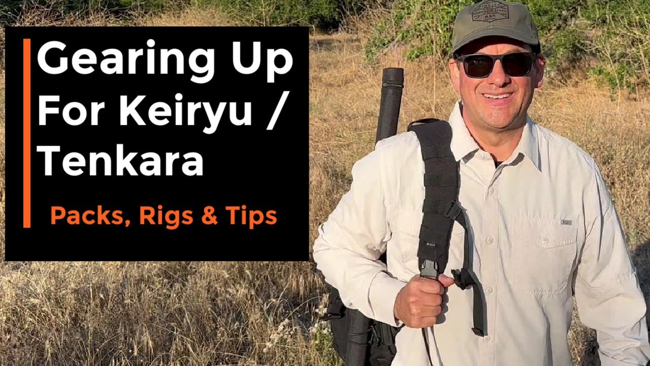 My Gear Set Up for Keiryu/Tenkara Fishing - Backpack, Packs, Rigs, and Tips