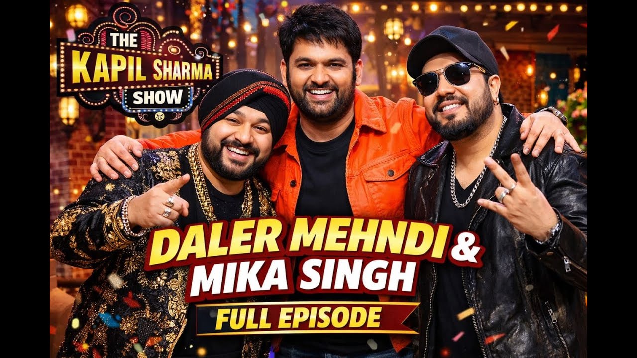 Daler Mehndi and Mika Singh In Kapil's House.....#kapilsharmashow #kapilcomedy #comedy #dalermehndi