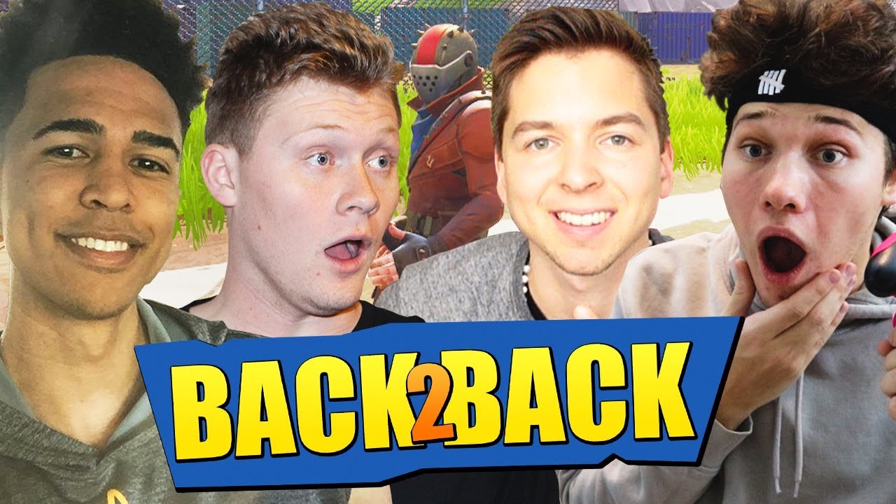 2HYPE BACK TO BACK BLITZ SQUAD WINS! FORTNITE BATTLE ROYALE!