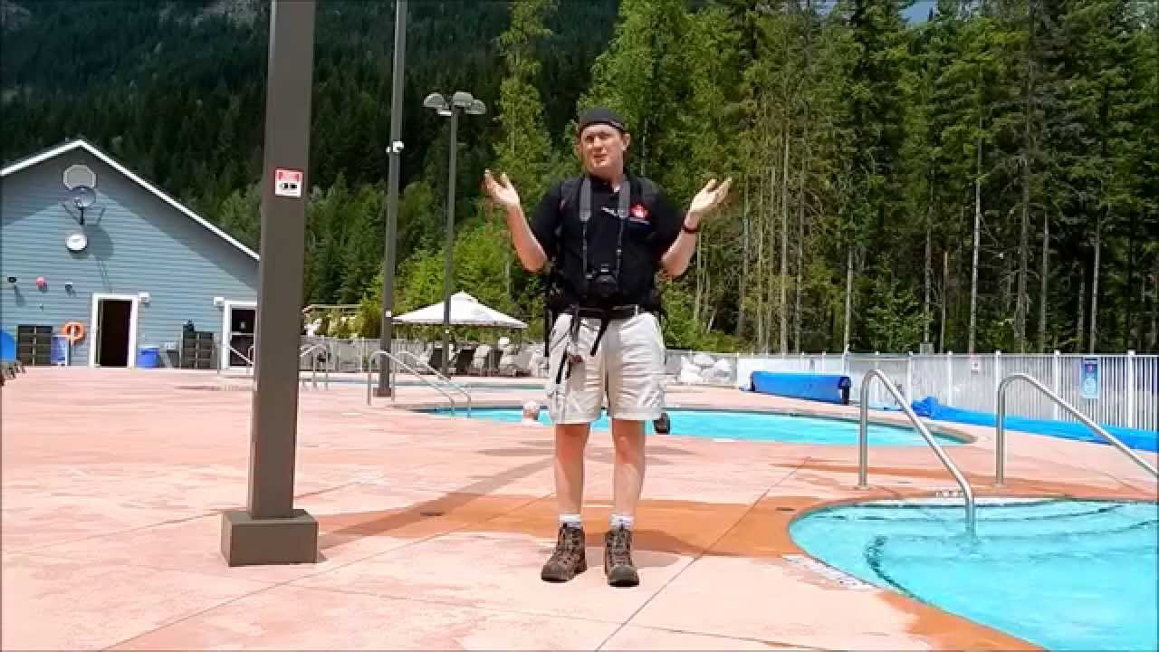 Crazy Fun Hot Pools, Waterfall & Suspension Bridge