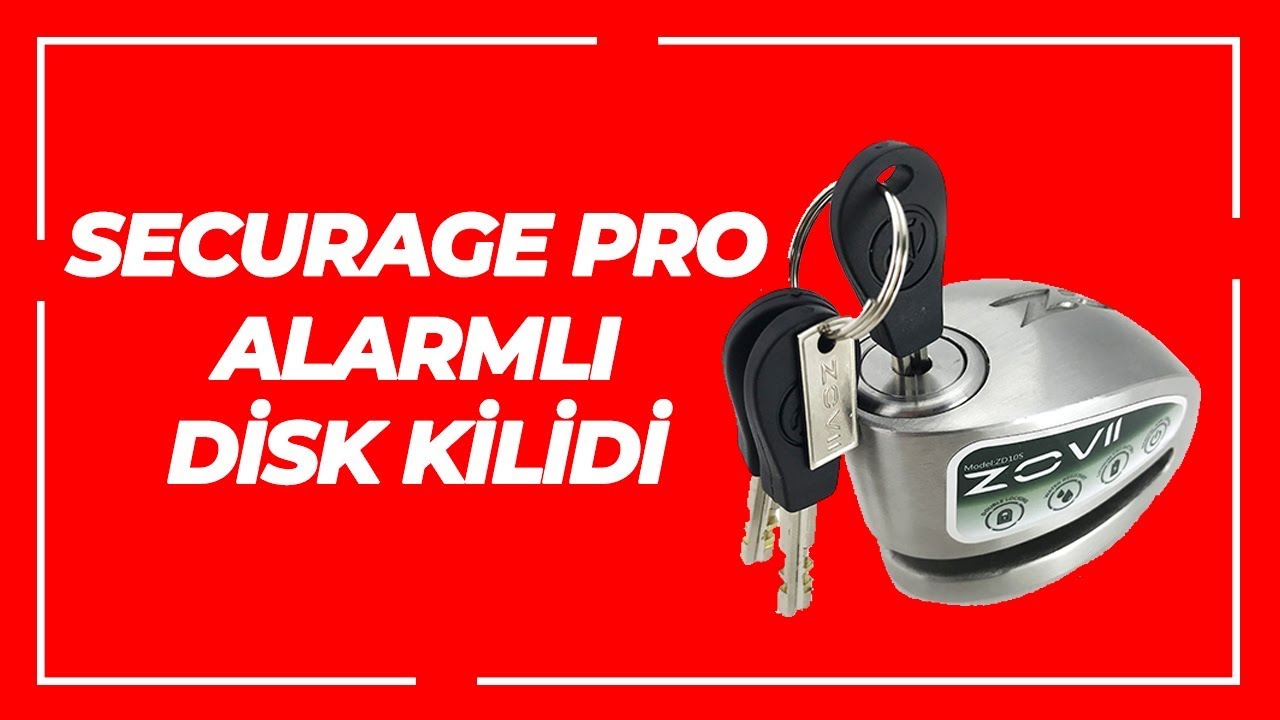 SECURAGE PRO Alarmlı Disk Kilitleri İnceleme
