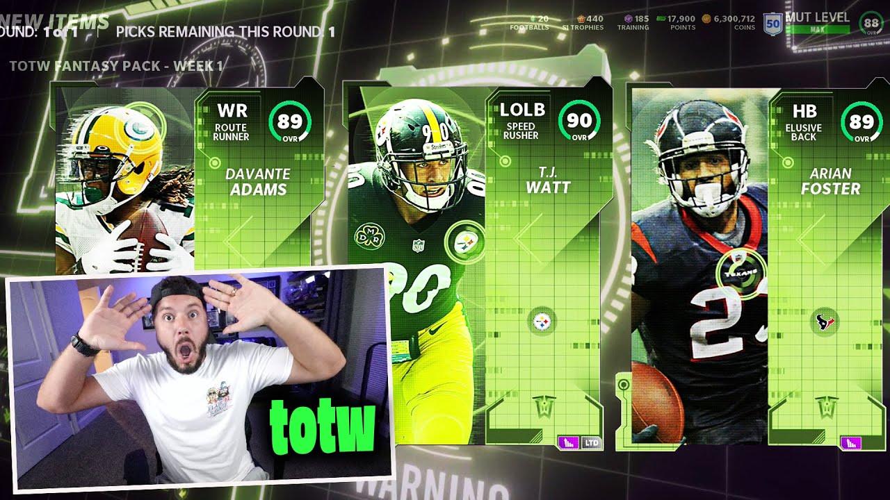 CRAZY TEAM OF THE WEEK PULLS! Madden 21