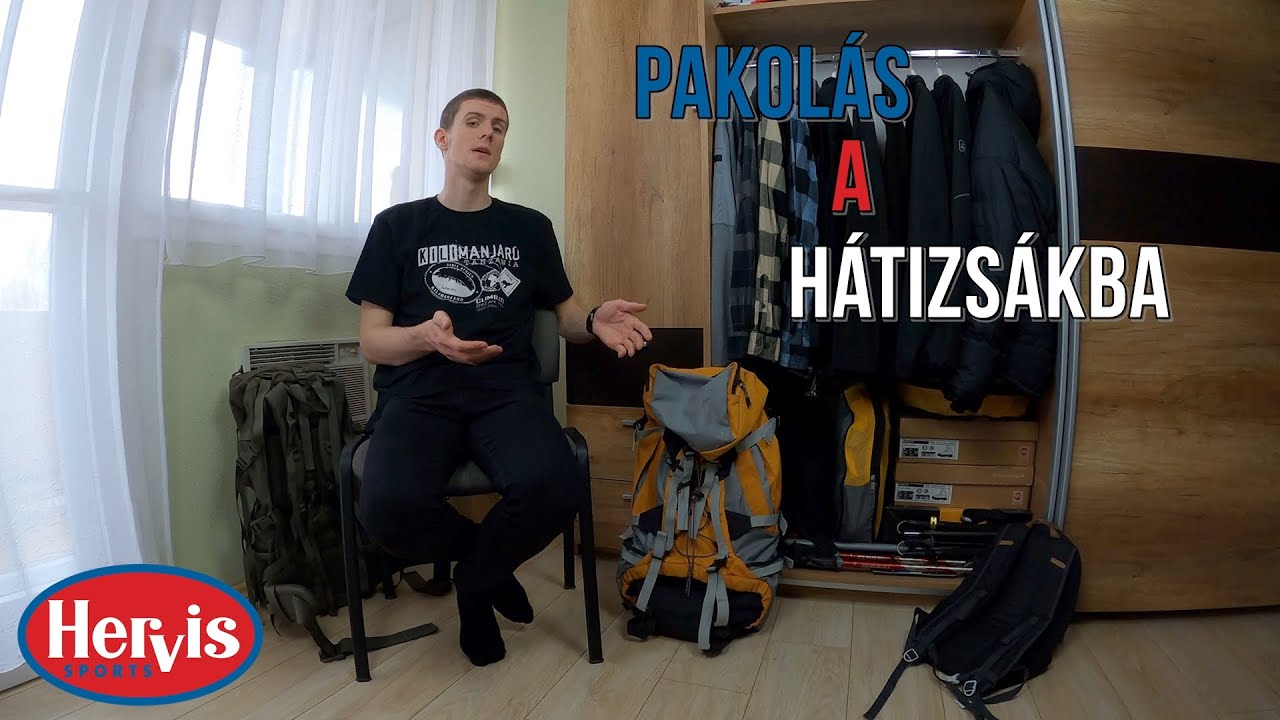 🎒 Pakol&aacute;s a h&aacute;tizs&aacute;kba. 🎒