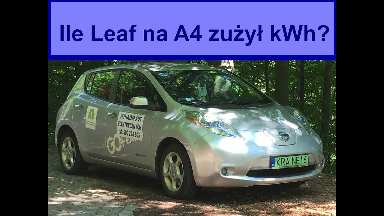 Test zużycia kWh | Nissan Leaf 24 | Prędkość autostradowa: Kraków - Brzesko | #068