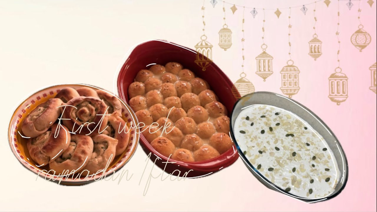 أطباق أول أسبوع من رمضان🌙| أول خلية نحل اسويها🍯