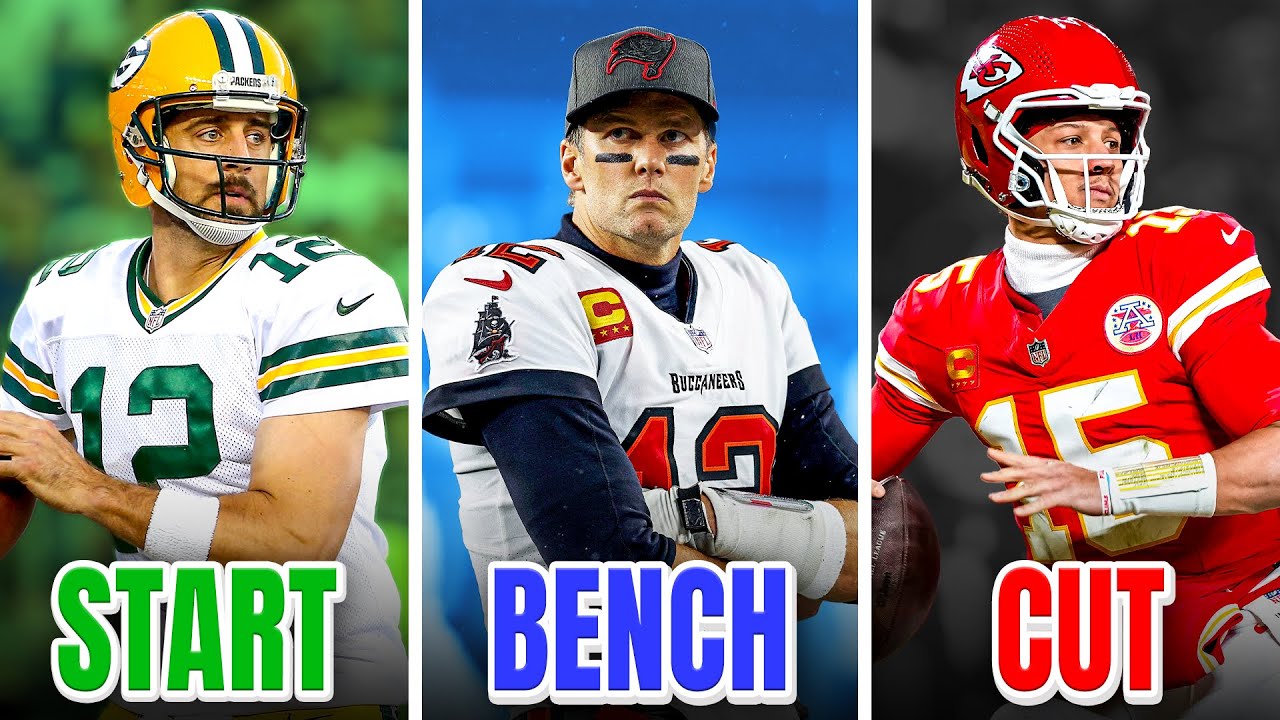 We Played NFL Start, Bench, Cut
