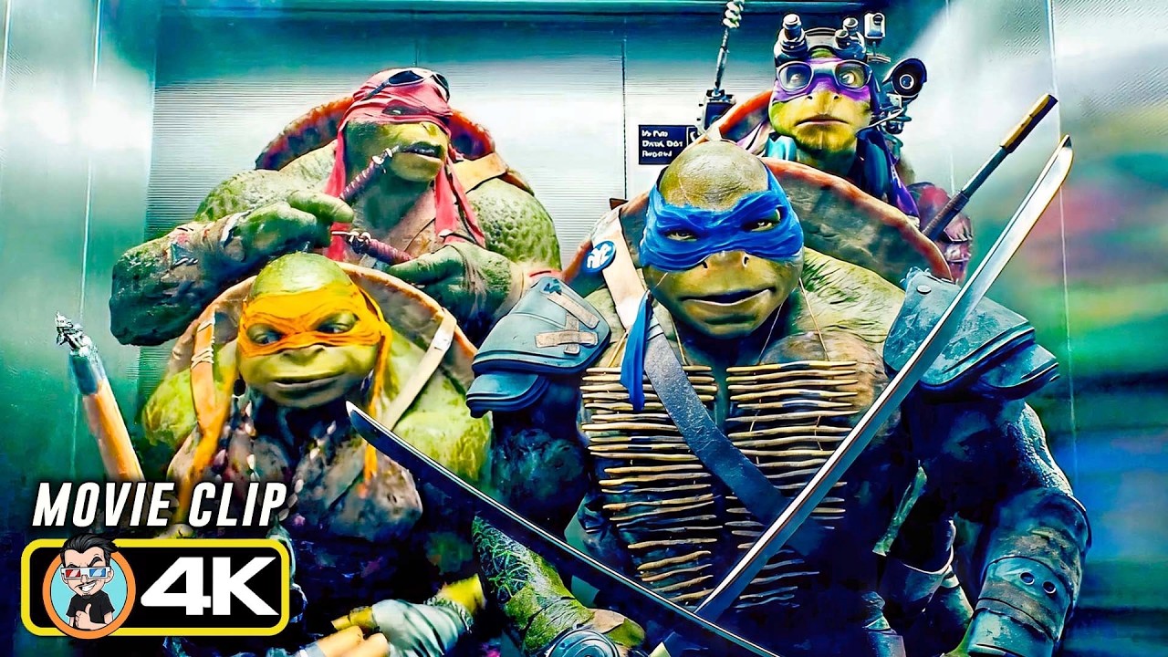 Turtles Hype Themselves Up | TMNT Beatbox Scene 4K