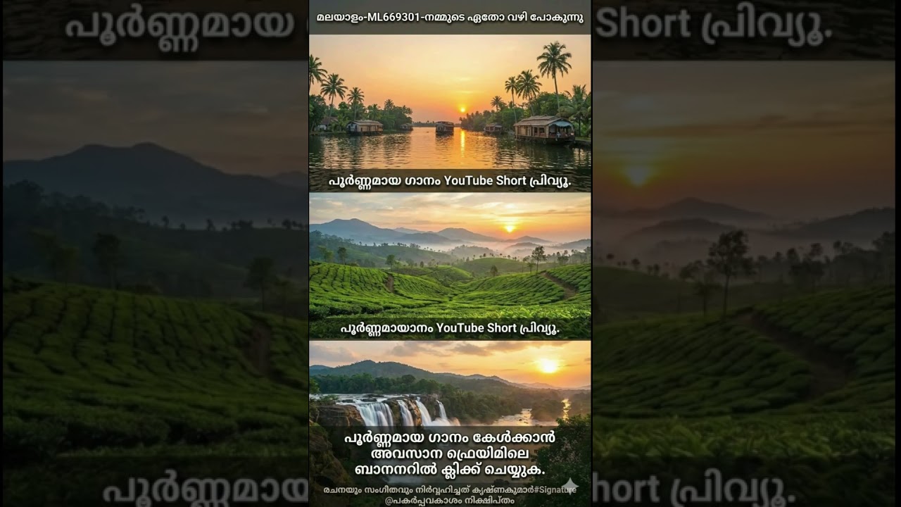 നമ്മുടെ കാര്യങ്ങൾ എങ്ങനെയെങ്കിലും മനോഹരമായ ഗാനത്തിലൂടെ മുന്നോട്ട് പോകും - MLG669301