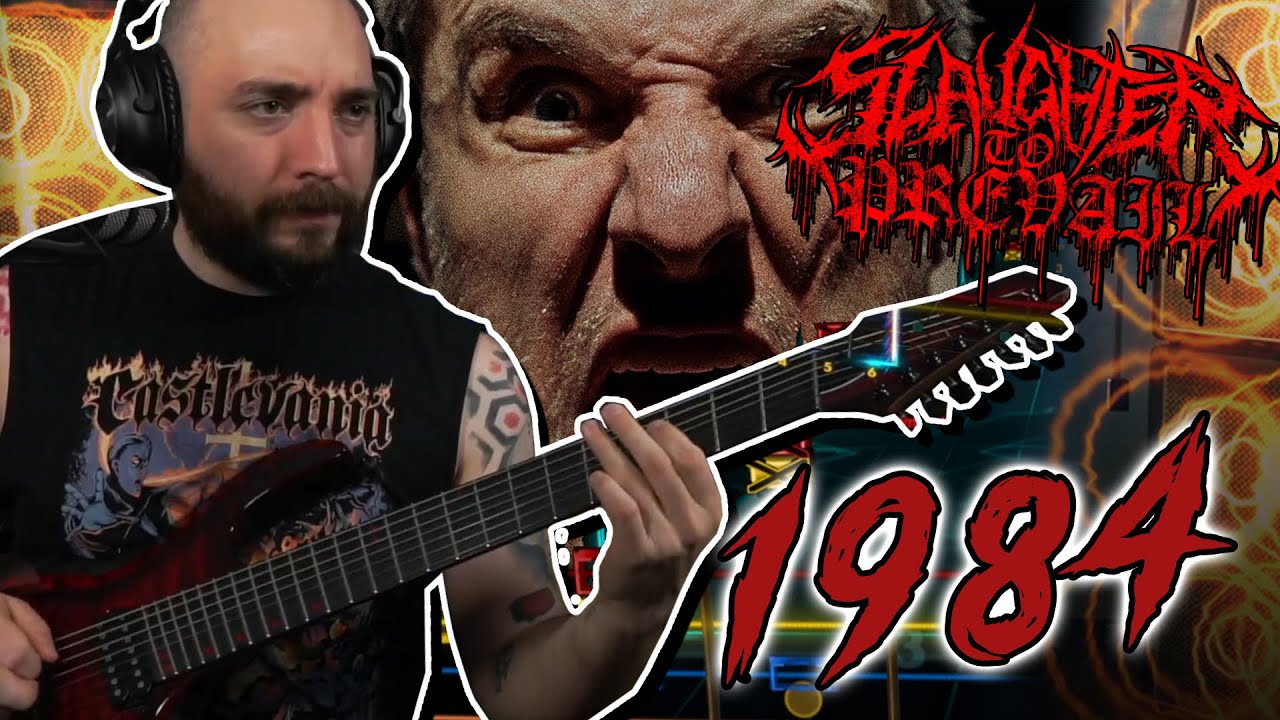 SLAUGHTER TO PREVAIL - 1984 REACTION and GUITAR PLAYTHROUGH | Rocksmith 2014 Metal Gameplay