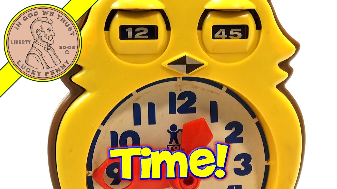 Tomy Tic-Tock Answer Clock, Learn To Tell Time!