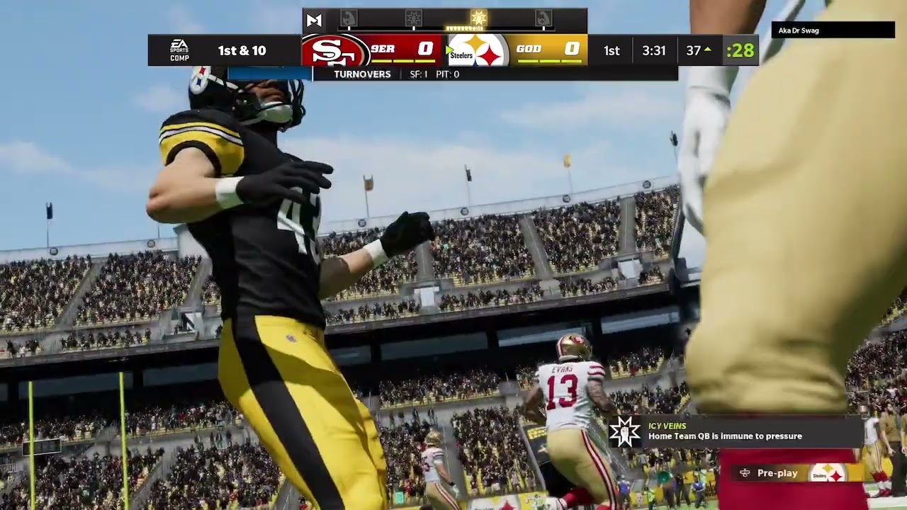 Najee Harris went under the tackle🤯😱🏆/Madden 22 OnlineH2H Next-Gen