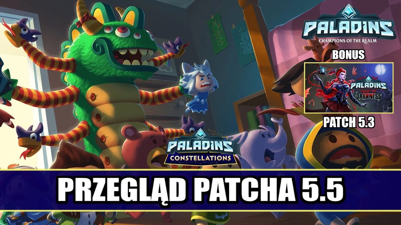 Paladins - PRZEGLĄD PATCHA 5.5 + BONUS 5.3