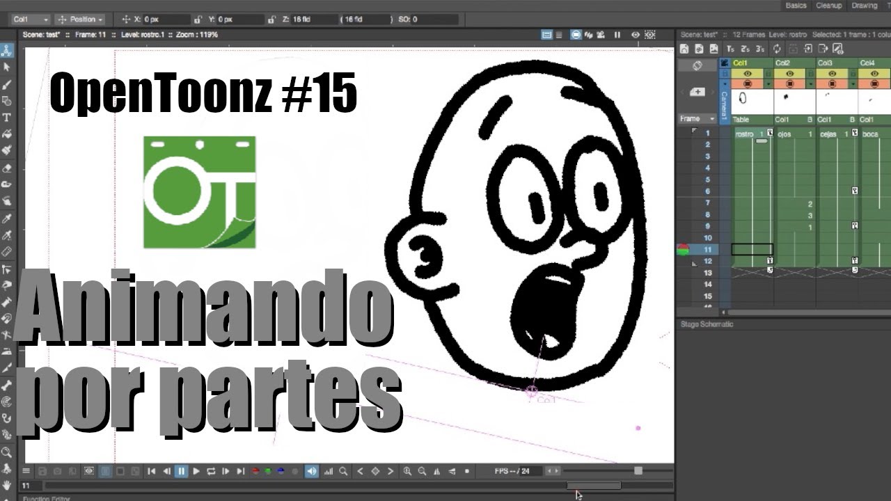 OpenToonz #15 - Animando por partes