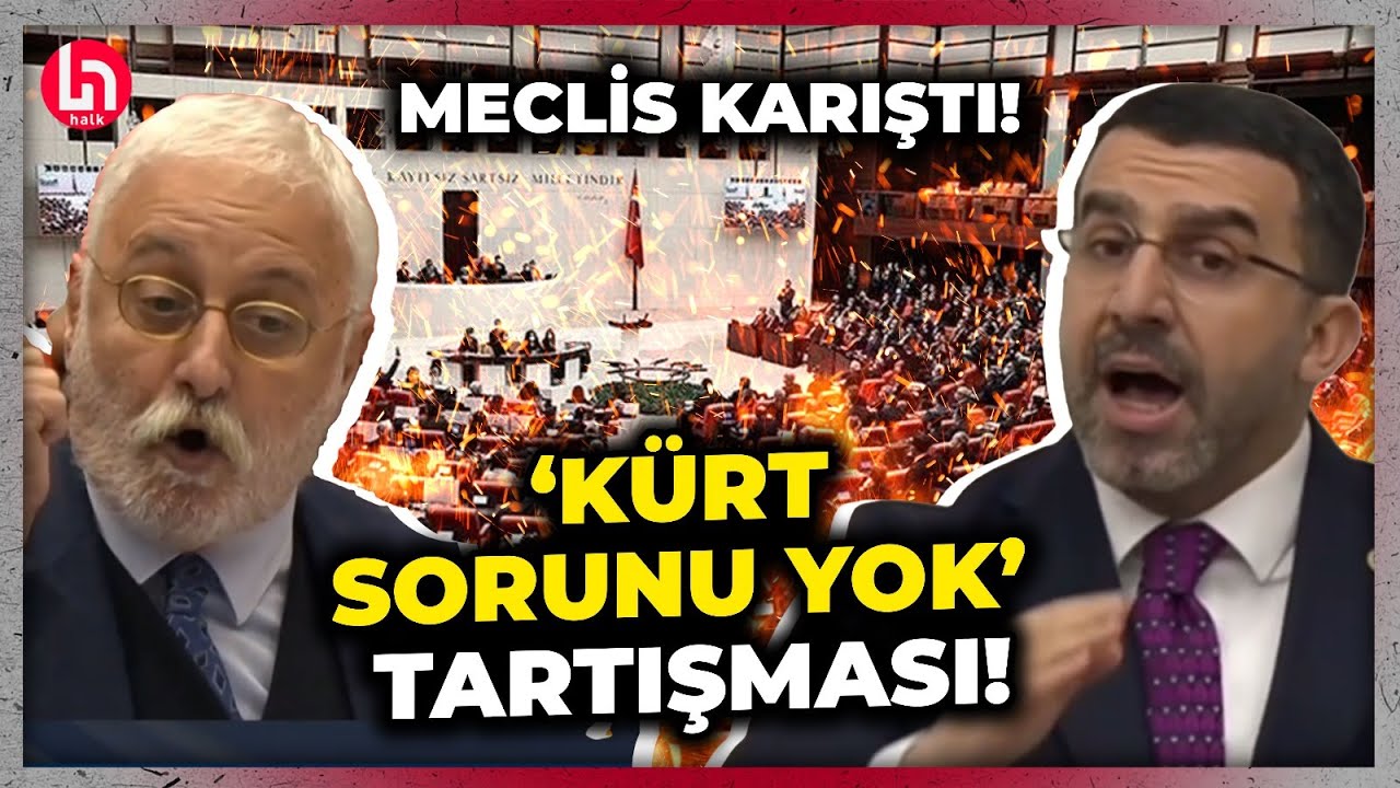 MECLİS'TE GERGİNLİK! DEM'li Saruhan, AKP'li Çalkın'ın 'Kürt sorunu yok' sözlerine ateş püskürdü!