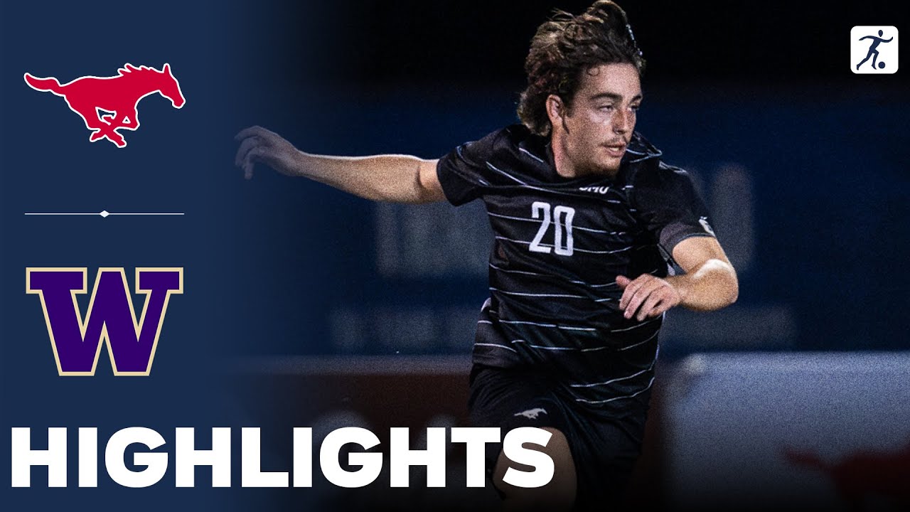 SMU vs Washington | NCAA College Cup Soccer Championship | Highlights - November 24, 2024