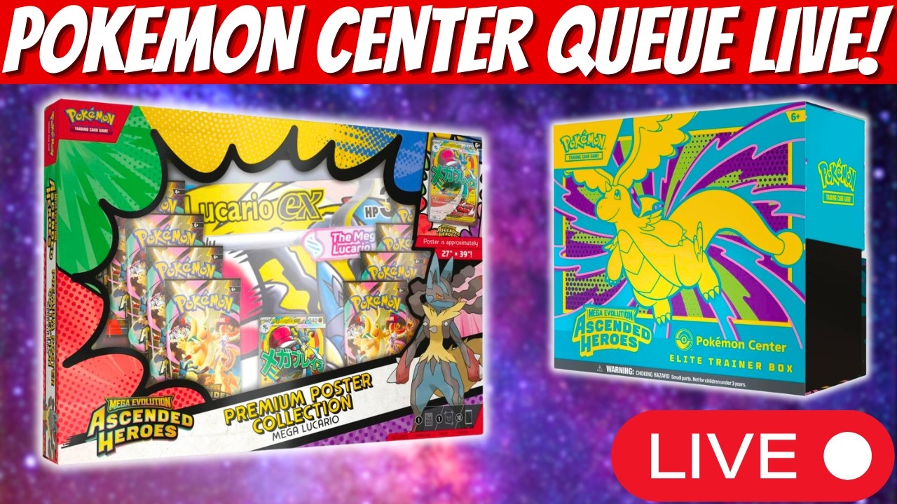 Pokemon Center Queue LIVE NOW! What's Dropping?!