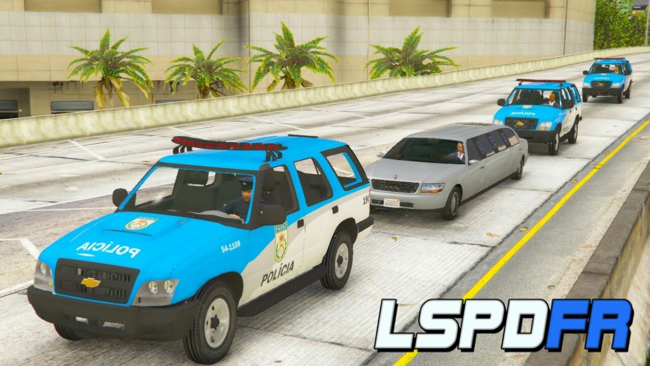 GTA V : LSPDFR - ESCOLTA POLICIAL PARA O PRESIDENTE - PMRJ - EP# 120
