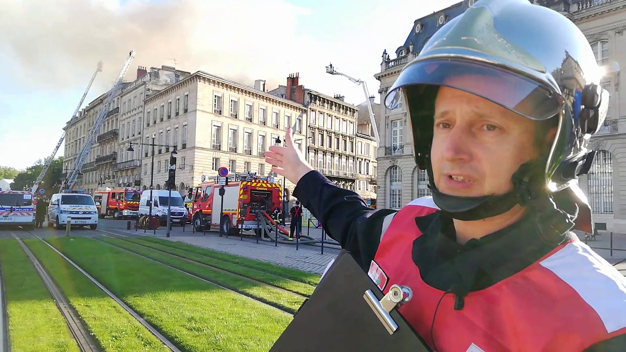 Incendie à Bordeaux : le Commandant Castel (Sdis 33) explique l'action des pompiers