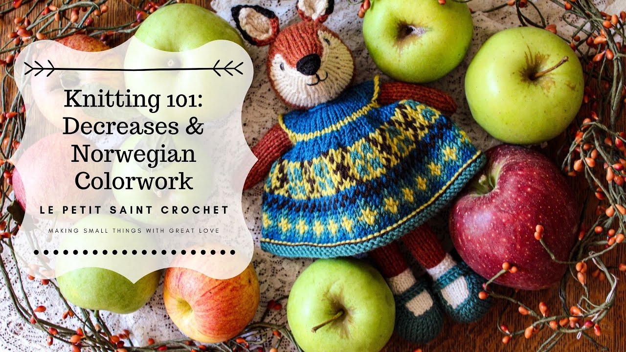 Knitting Toys 101: Decreases and Apple Picking