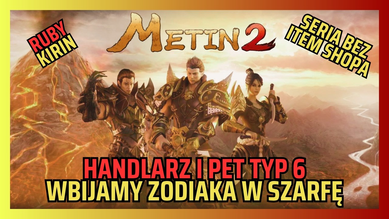 Metin2.PL [Ruby] Kirin [#04] - Szarfa | Perf Pet | Handlarz