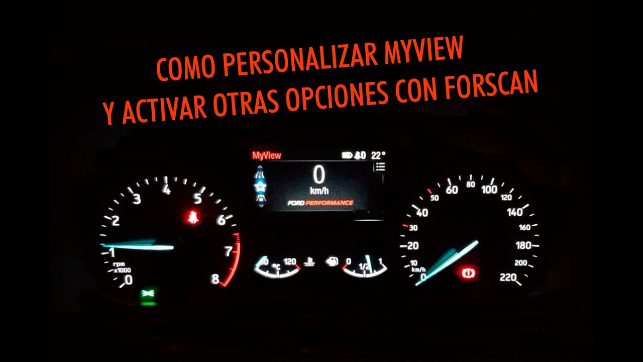 Ford Fiesta MK8 MyView Mods Con FORScan