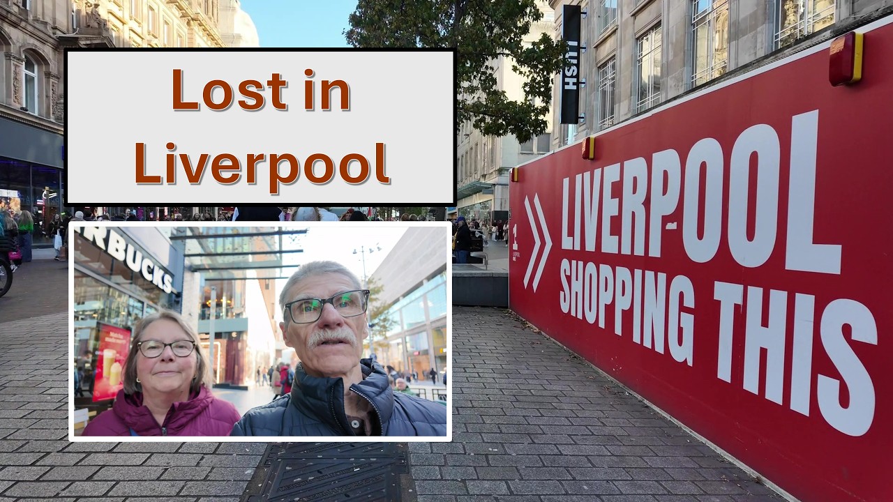 We got lost on our walking adventure in Liverpool!