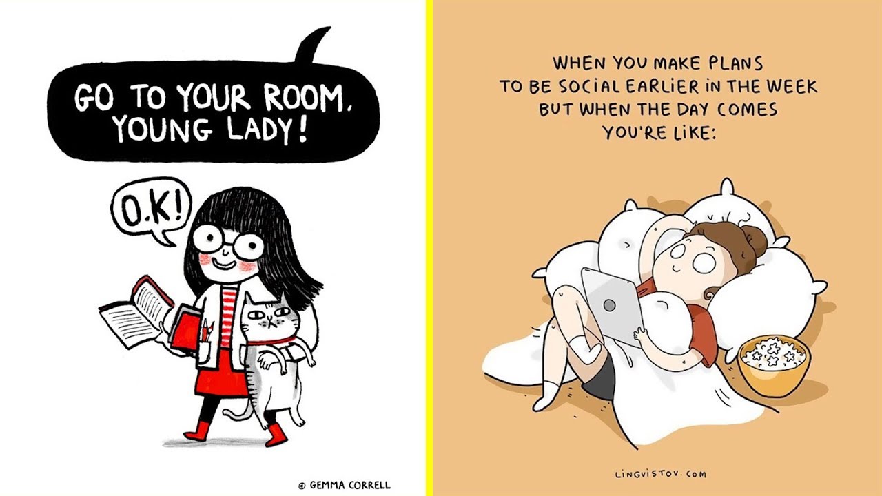 Comics That introverts Will Understand | Funny Comics