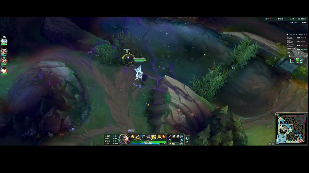 League of Legends | Akshan Gameplay | Low commentary