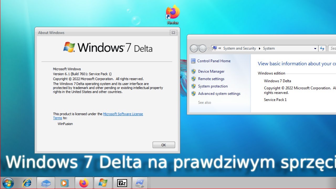 Windows 7 Delta na prawdziwym sprzęcie!