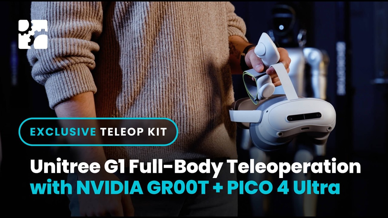 Unitree G1 Full-Body Teleoperation Kit with NVIDIA GR00T + PICO 4 Ultra