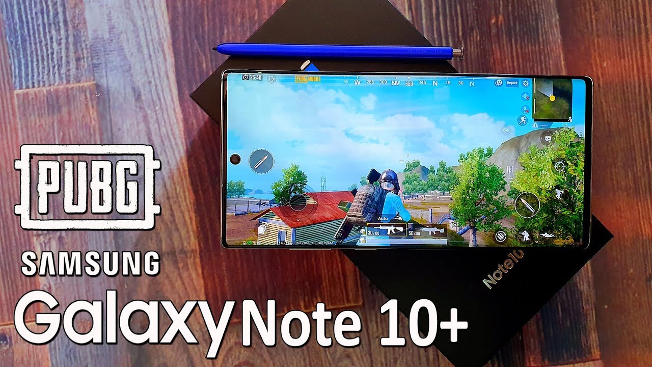 PUBG Mobile on Samsung Galaxy Note 10+ Gaming Test (HDR-Graphics)