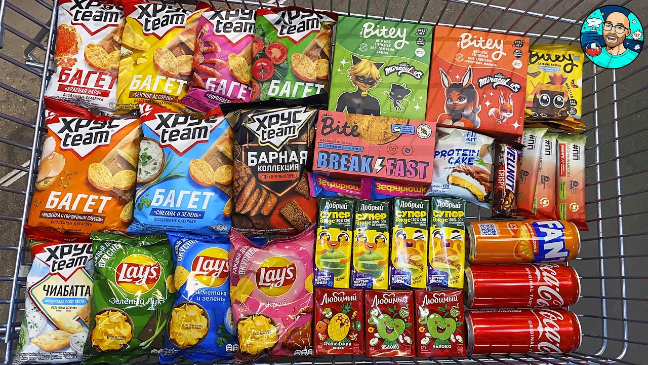 A Lot of Candy 2025 #23 Coca-Cola, Fanta, Lay's, Bitey, ХрусTeamб Snickers, Protein Cake
