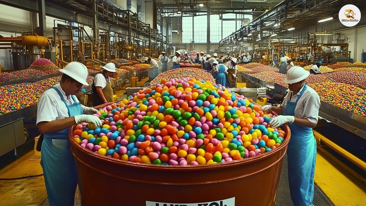 Candy Mega Factory: Processing Millions of Candies Using Modern Technology